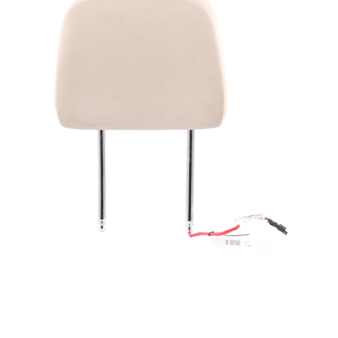  Front Seat Headrest BMW F07 F10 F11 Left Right N/O/S Ivory White Leather - SKU 7234969 - Part number 7234969