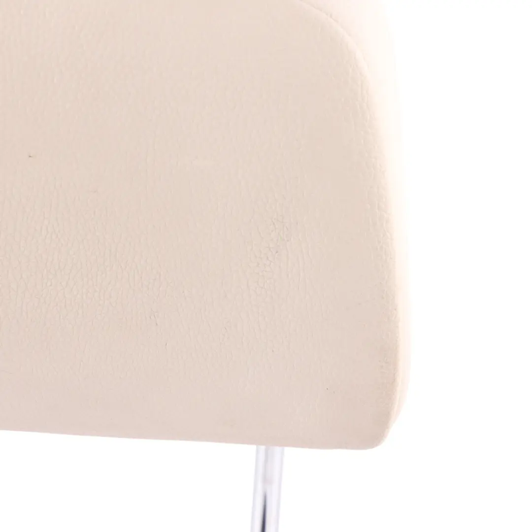 Front Seat Headrest BMW F07 F10 F11 Left Right N/O/S Ivory White Leather to with Part number 7234969 Front Seat Headrest BMW F07 F10 F11 Left Right N/O/S Ivory White Leather - SKU 7234969 - Part number 7234969