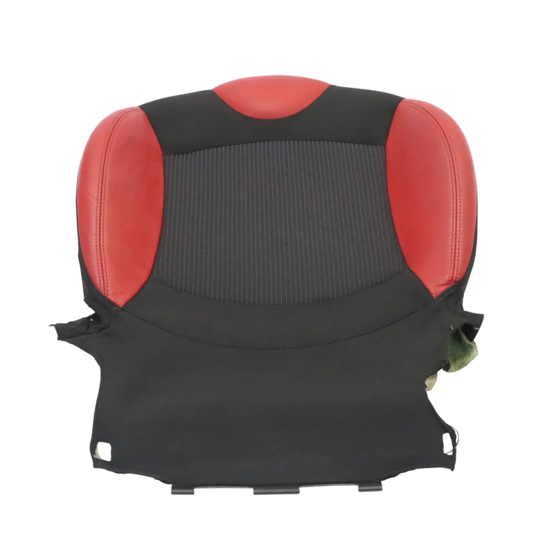 Mini R55 R56 Front Seat Sport Cloth Fabric / Red Leather Left N/S - SKU 7242359 - Part number 7242359