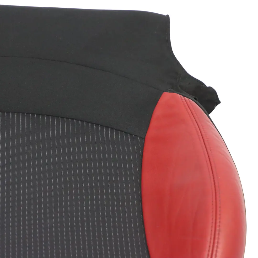 Mini R55 R56 Front Seat Sport Cloth Fabric / Red Leather Left N/S - SKU 7242359 - Part number 7242359