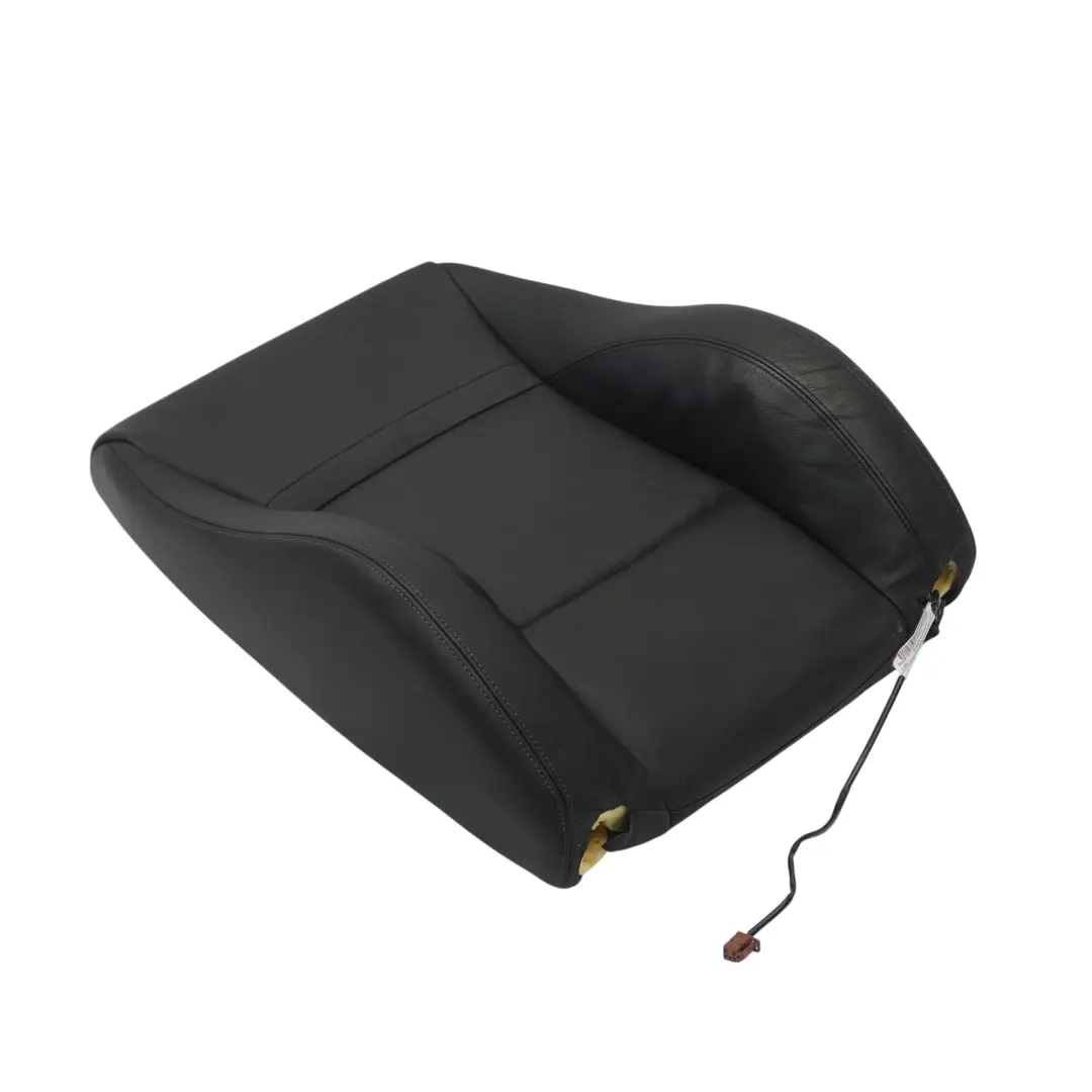 Sport Seat Backrest BMW E90 E91 LCI Front Left N/S Cover Leather Dakota Black - SKU 7246857-6 - Part number 7246857