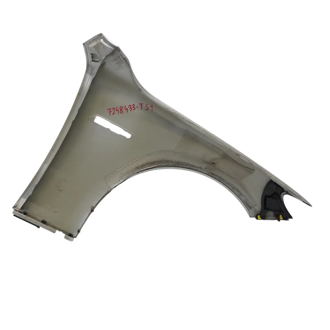Kotflügel Vorne Links Titansilber Silber Metallic - 354 für BMW F07 GT mit Teilenummer 7248433 BMW F07 GT Kotflügel Vorne Links Titansilber Silber Metallic - 354 - SKU 7248433-TS1 - Teilenummer 7248433