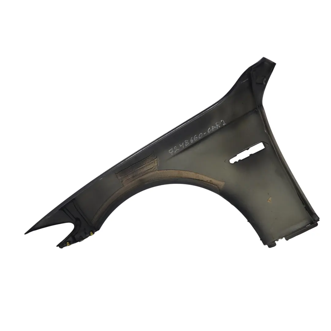Guardabarros delantero derecho panel lateral Carbon Black - 416 para BMW F10 F11 con número de pieza 7248660 BMW F10 F11 Guardabarros delantero derecho panel lateral Carbon Black - 416 - SKU 7248660-CAR2 - Número de pieza 7248660