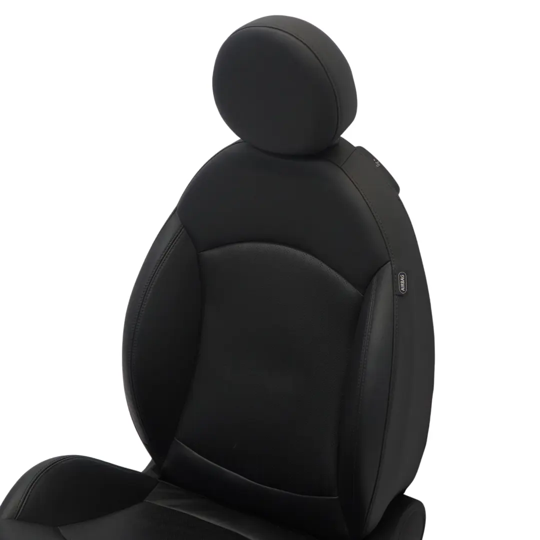  Vordersitz MINI R56 Beheizt Links Seite Sport Carbon Schwarz Leder Punch - SKU 7255519-3 - Teilenummer 7255519