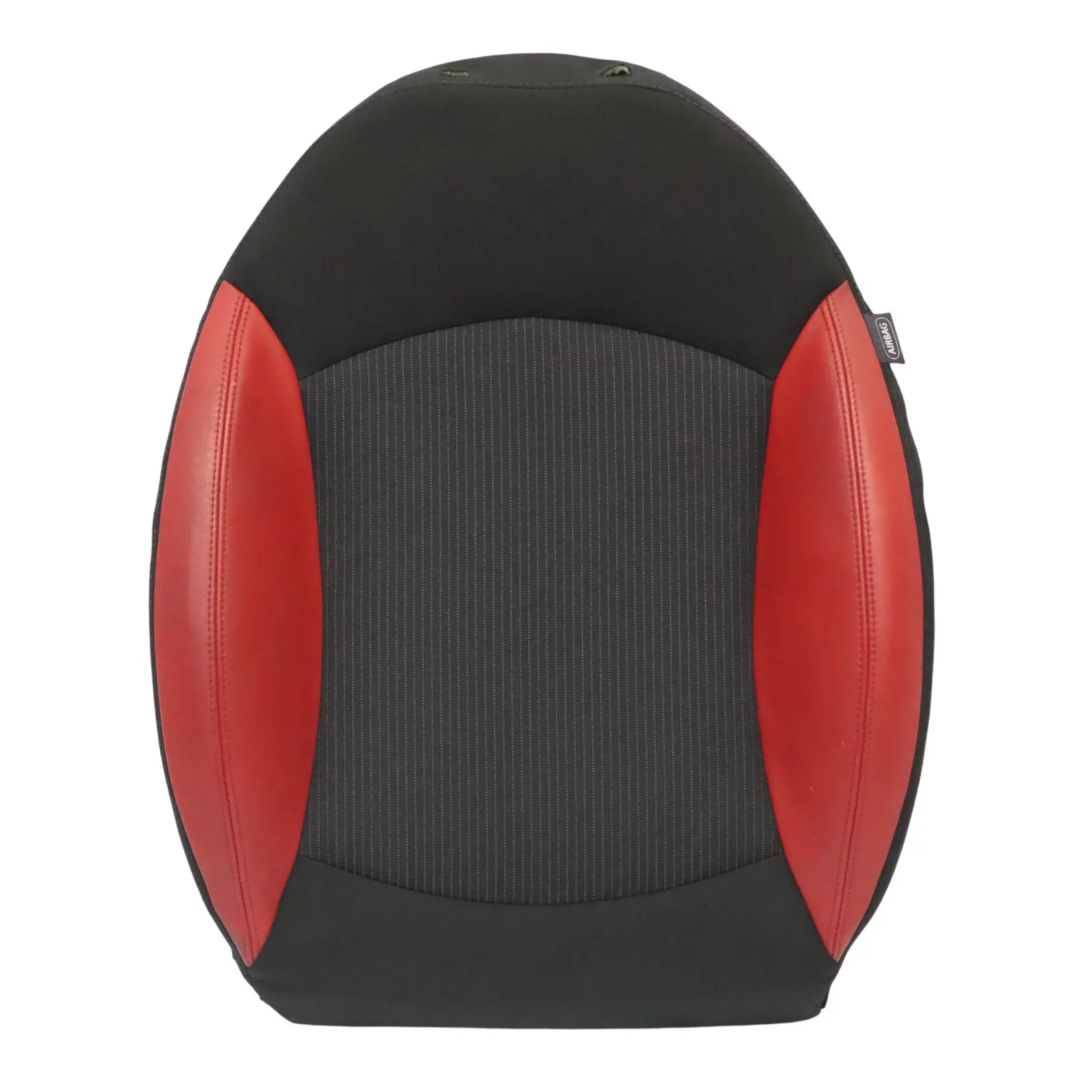 Front Seat Backrest Mini R55 R56 LCI Cloth Fabric Red Leather Left N/S Heated