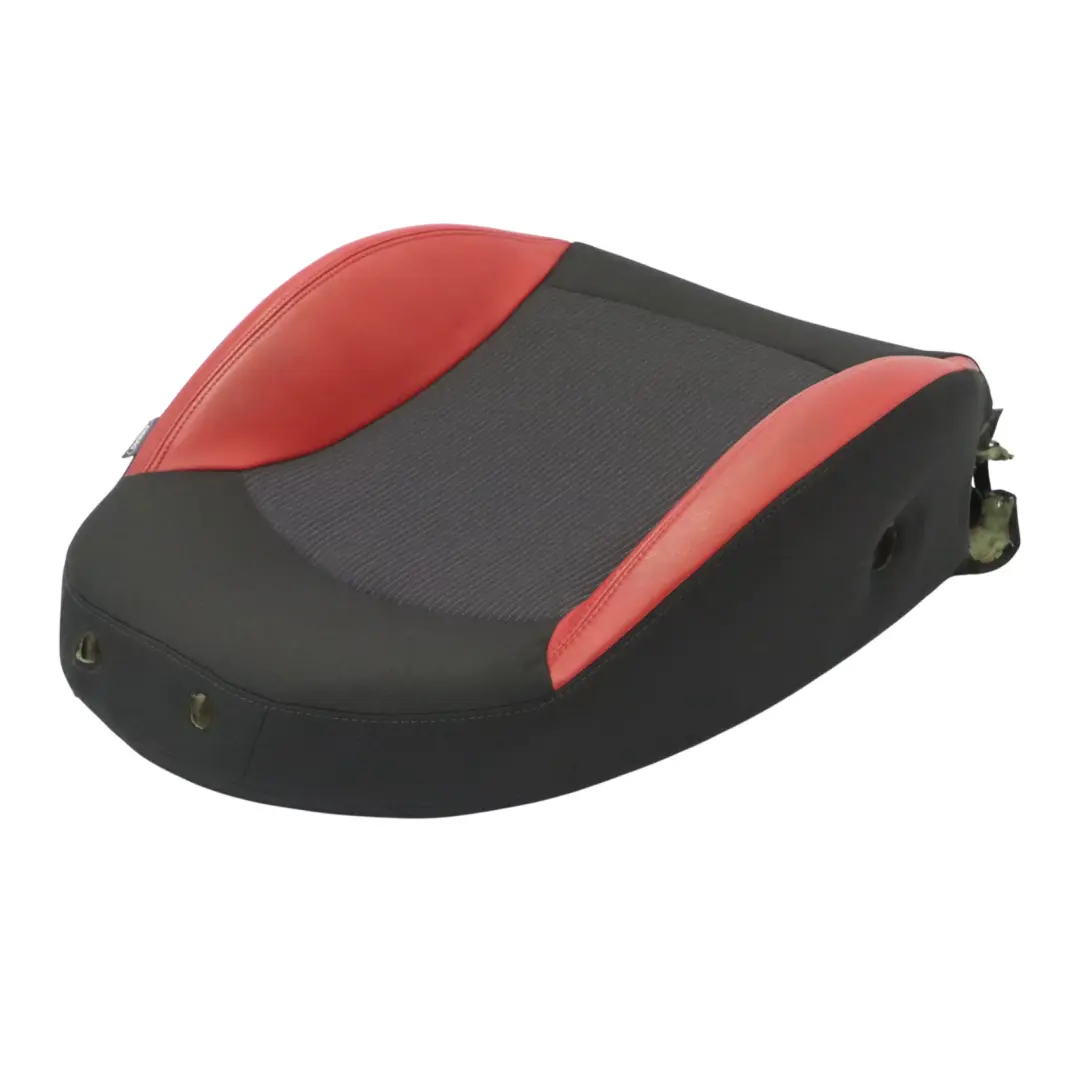 Mini R55 R56 LCI Oparcie Siedzenia Lewy Przód Tkanina Czerwona Skóra - SKU 7255589 - Numer Części 7255589