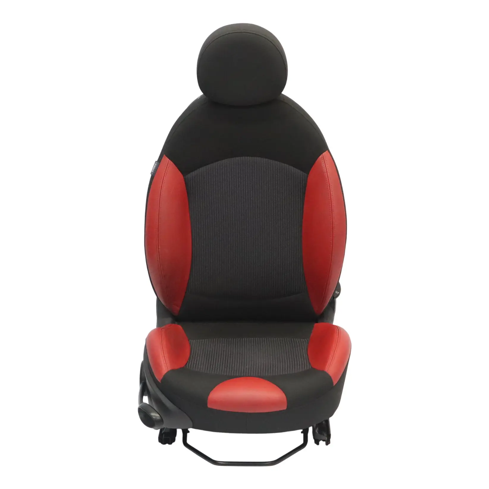 Vordersitz Mini R55 R56 LCI Sport Interieur Stoff Rot Leder Rechts