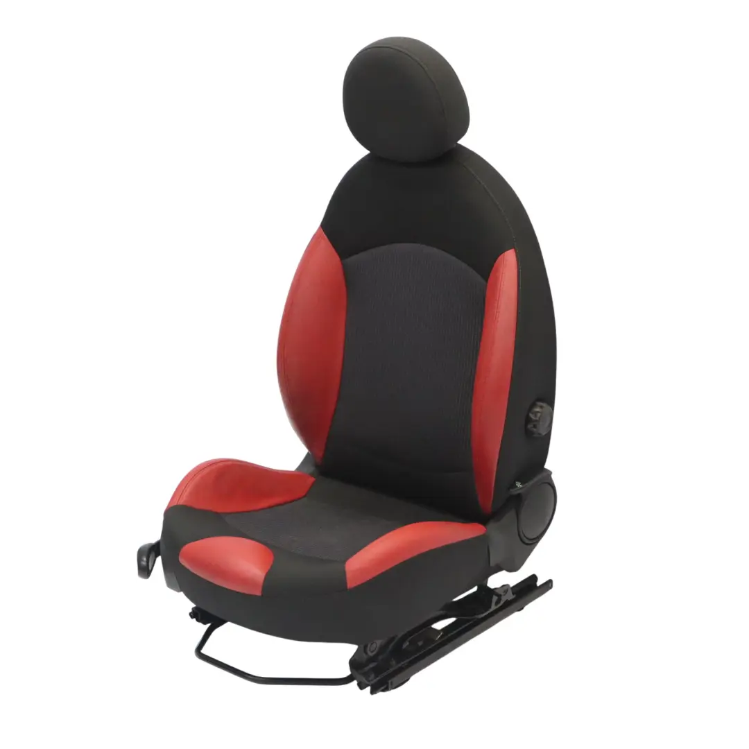  Front Seat Mini R55 R56 LCI Sport Interior Cloth Fabric Red Leather Right O/S - SKU 7255590-2 - Part number 7255590