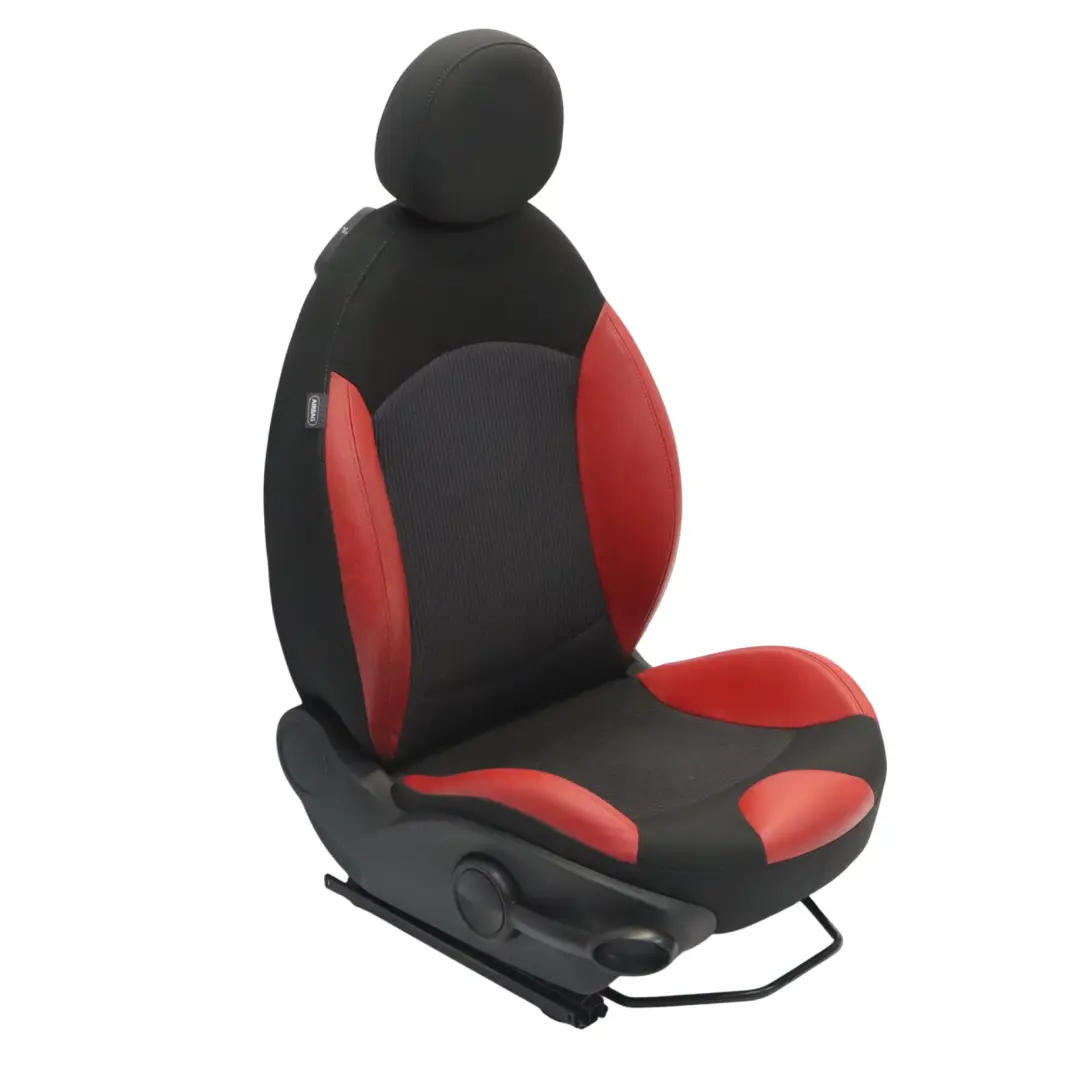  Front Seat Mini R55 R56 LCI Sport Interior Cloth Fabric Red Leather Right O/S - SKU 7255590-2 - Part number 7255590