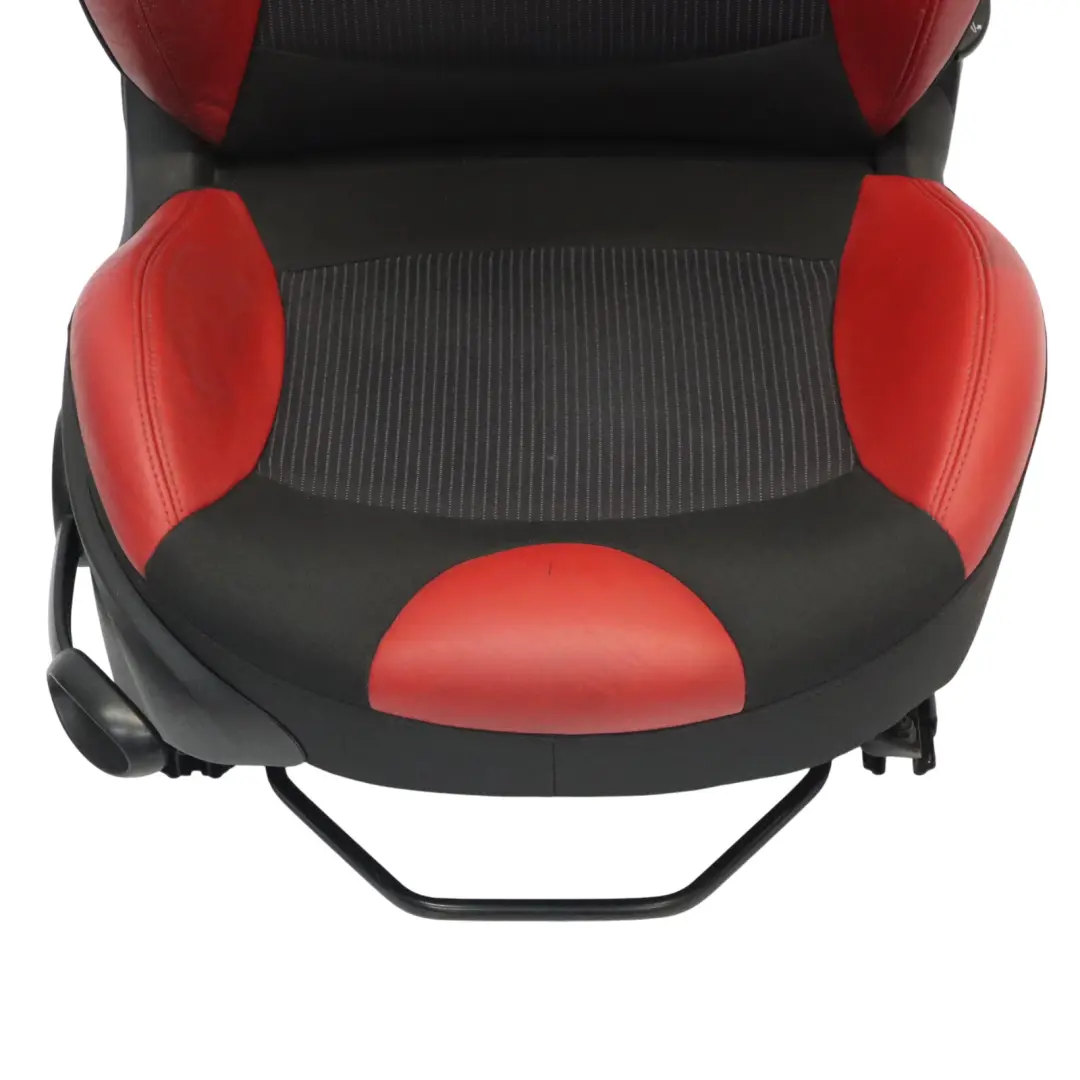  Asiento Delantero Mini R55 R56 LCI Sport Interior Tela Cuero Rojo Derecho - SKU 7255590-2 - Número de pieza 7255590