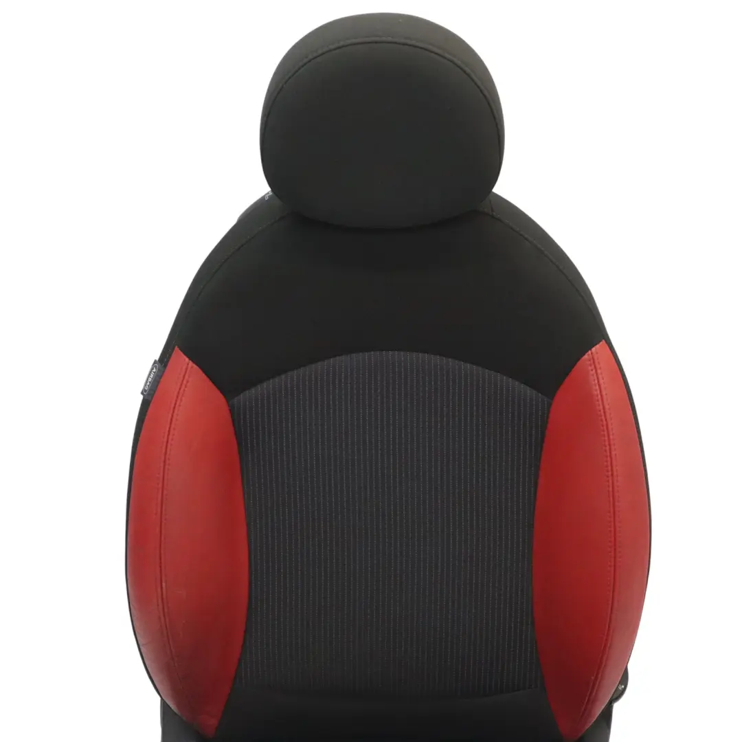  Front Seat Mini R55 R56 LCI Sport Interior Cloth Fabric Red Leather Right O/S - SKU 7255590-2 - Part number 7255590