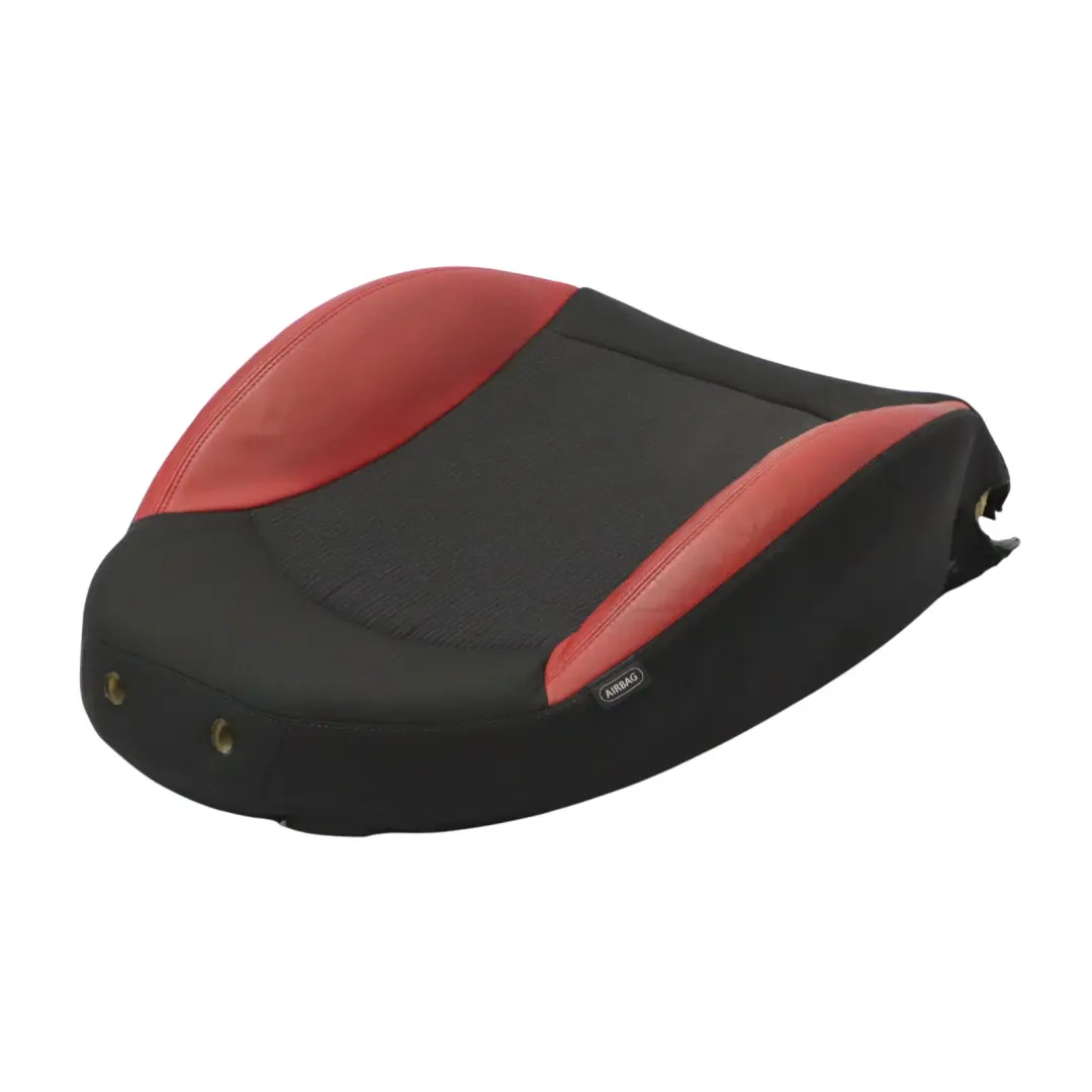 Schienale Sport Tessuto Tessuto Rosso Pelle Anteriore Destra per Mini R55 R56 LCI con numero di parte 7255590 Mini R55 R56 LCI Schienale Sport Tessuto Tessuto Rosso Pelle Anteriore Destra - SKU 7255590 - Numero di parte 7255590