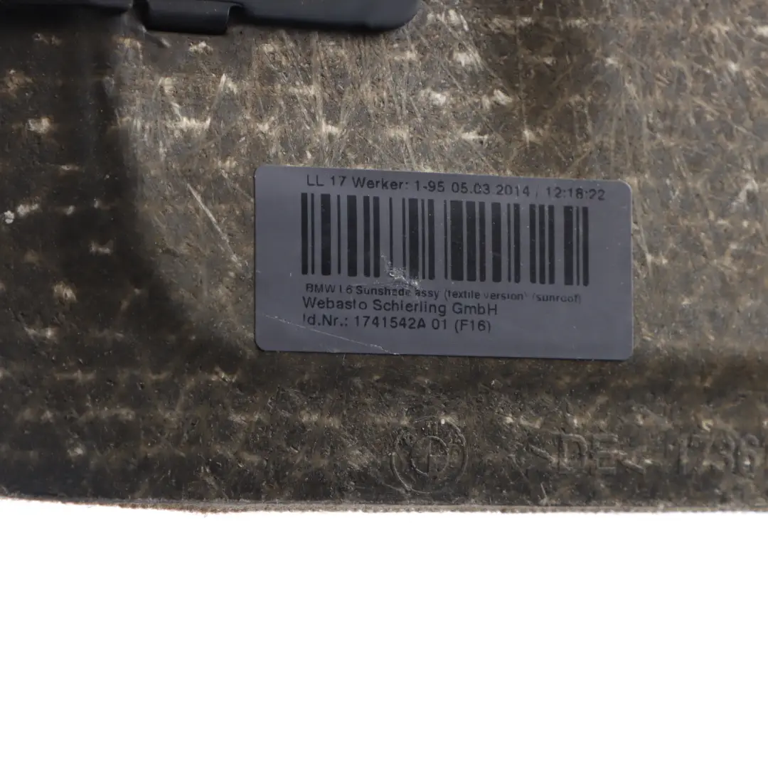 Supended Headliner Oyster to BMW F10 X6 F16 with Part number 7255618 BMW F10 X6 F16 Supended Headliner Oyster - SKU 7255618 - Part number 7255618