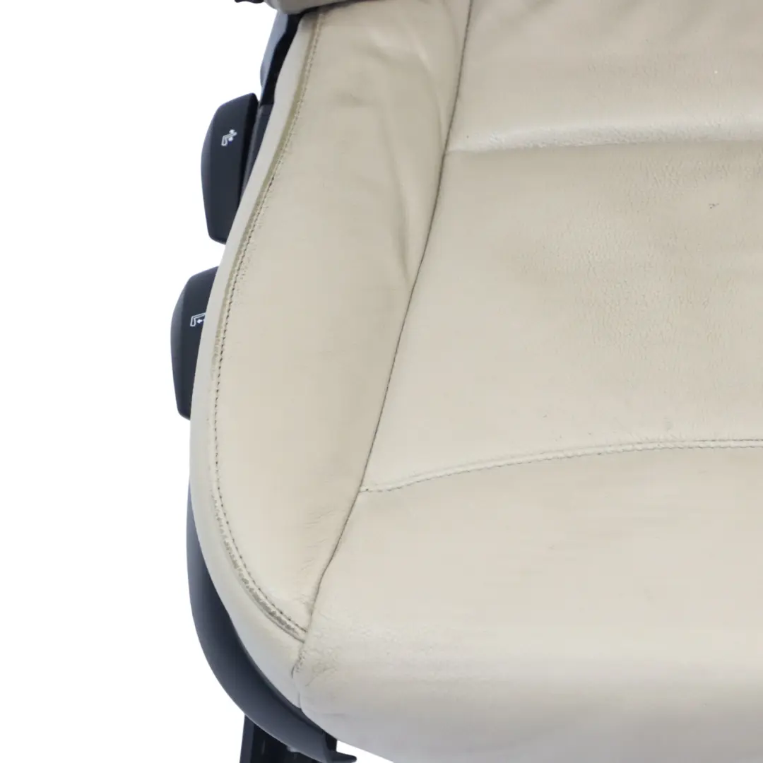 BMW E90 E91 LCI Fotel Przedni Prawy Grzany Skóra Dakota Oyster - SKU 7257544-6 - Numer Części 7257544