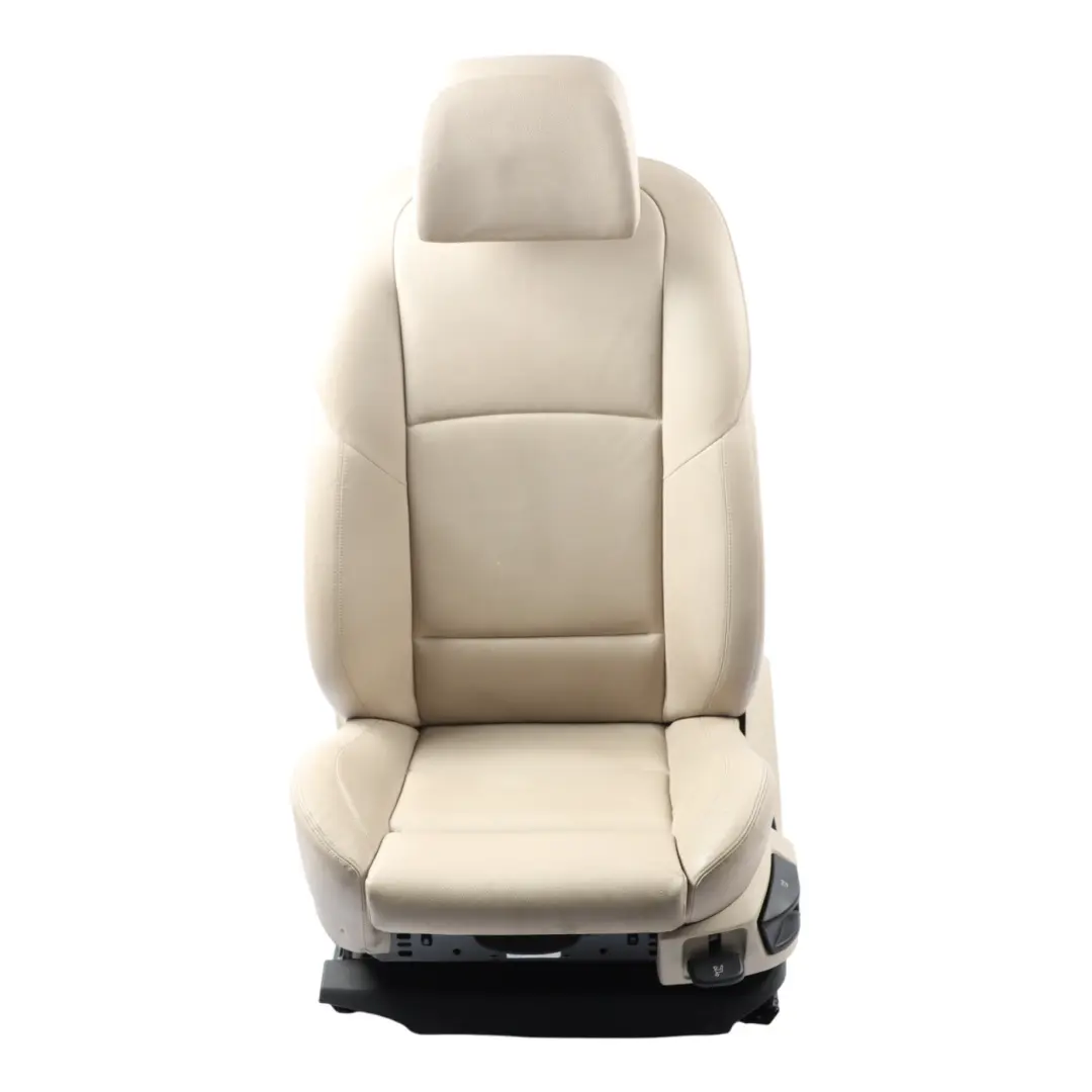 Front Left N/S Electric Heated Leather Dakota Oyster to BMW F10 Sport Seat with Part number 7260510 BMW F10 Sport Seat Front Left N/S Electric Heated Leather Dakota Oyster - SKU 7260510-3 - Part number 7260510