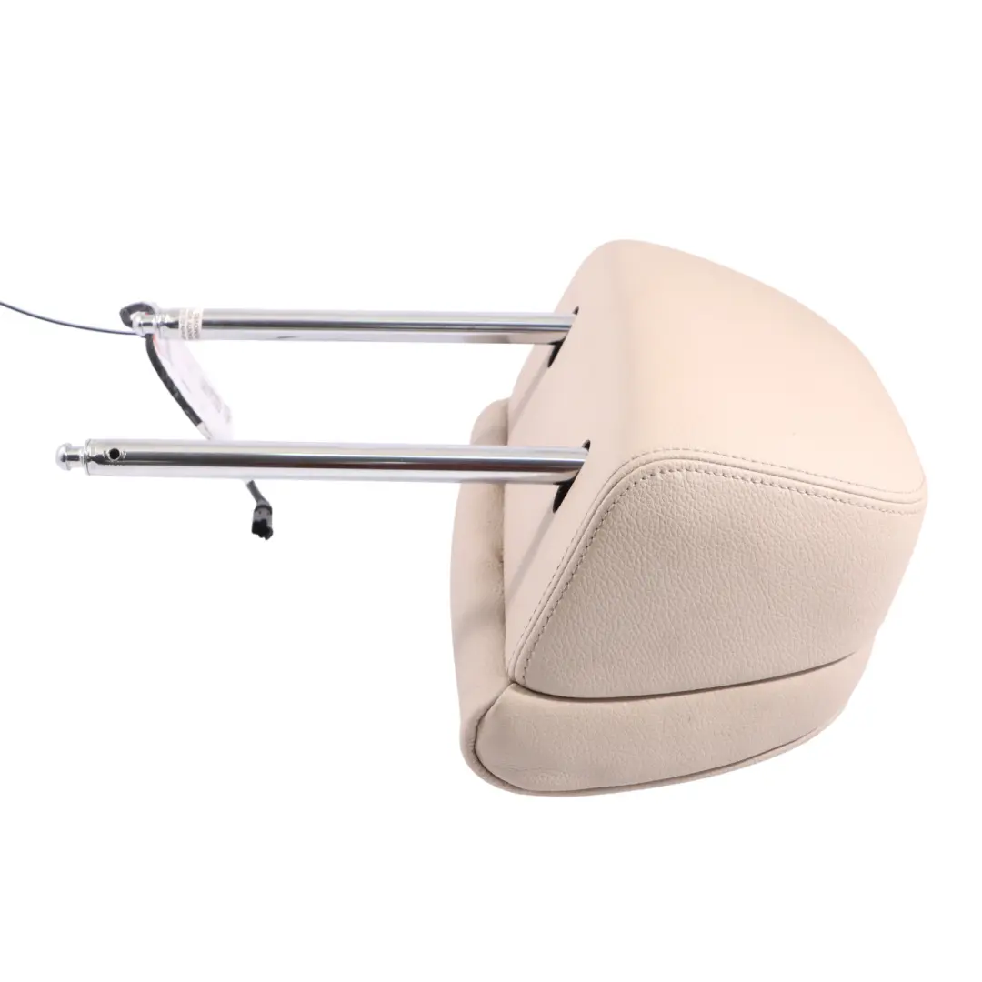 Front Seat Left Right N/O/S Leather Headrest Dakota Oyster to BMW F10 F11 with Part number 7264175 BMW F10 F11 Front Seat Left Right N/O/S Leather Headrest Dakota Oyster - SKU 7264175 - Part number 7264175