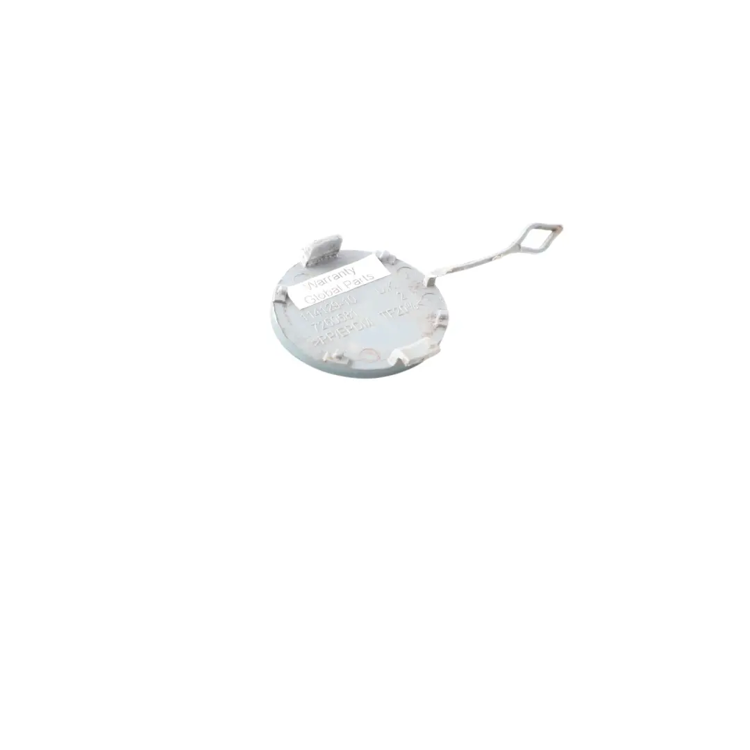 Bumper Towing Tow Eye Cover Trim British Racing Green II - B22 to Mini R56 LCI Rear with Part number 7264357 Mini R56 LCI Rear Bumper Towing Tow Eye Cover Trim British Racing Green II - B22 - SKU 7264357-BRGII - Part number 7264357