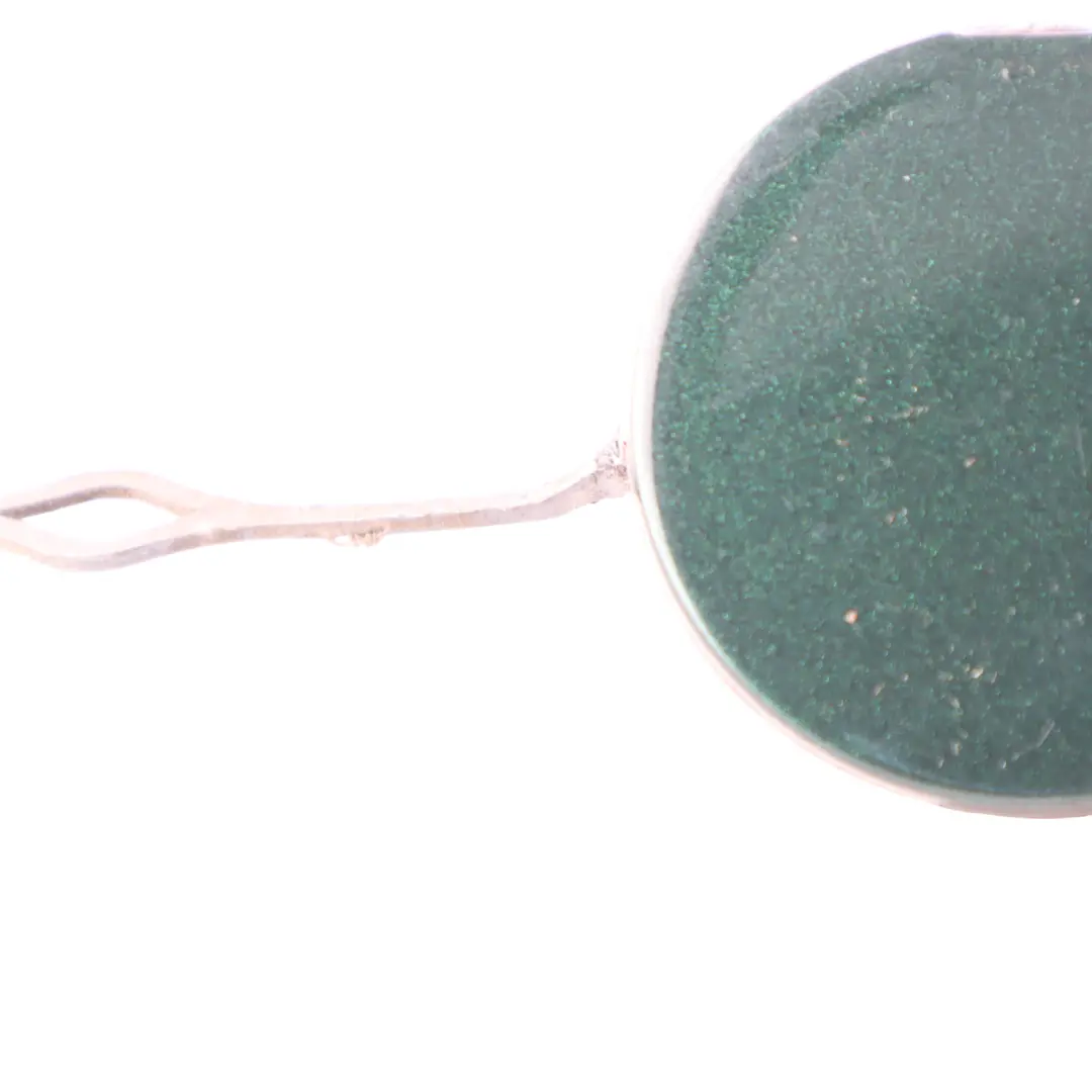 Bumper Towing Tow Eye Cover Trim British Racing Green II - B22 to Mini R56 LCI Rear with Part number 7264357 Mini R56 LCI Rear Bumper Towing Tow Eye Cover Trim British Racing Green II - B22 - SKU 7264357-BRGII - Part number 7264357