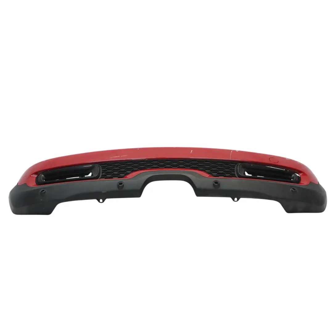 Mini R56 LCI Parachoques Trasero PDC Embellecedor Completo Chili Red - 851 - SKU 7264358-CHRED - Número de pieza 7264358