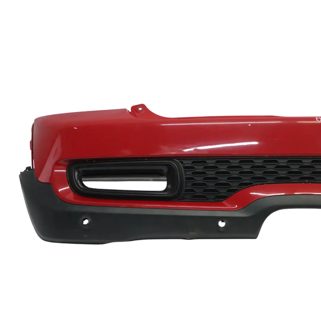 Bumper Cooper S PDC Complete Trim Chili Red - 851 to Mini R56 LCI Rear with Part number 7264358 Mini R56 LCI Rear Bumper Cooper S PDC Complete Trim Chili Red - 851 - SKU 7264358-CHRED - Part number 7264358