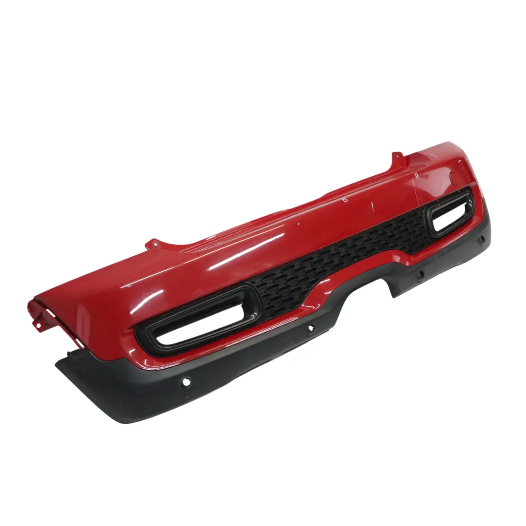 Bumper Cooper S PDC Complete Trim Chili Red - 851 to Mini R56 LCI Rear with Part number 7264358 Mini R56 LCI Rear Bumper Cooper S PDC Complete Trim Chili Red - 851 - SKU 7264358-CHRED - Part number 7264358