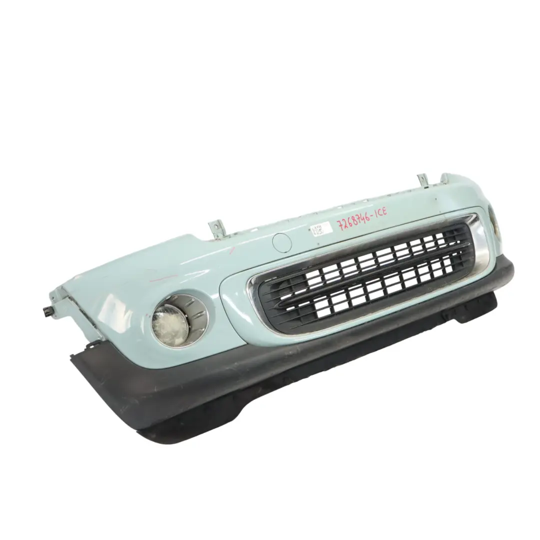  Front Bumper Mini R55 R56 LCI Complete Trim Panel Ice Blue - B28 - SKU 7268746-ICE - Part number 7268746