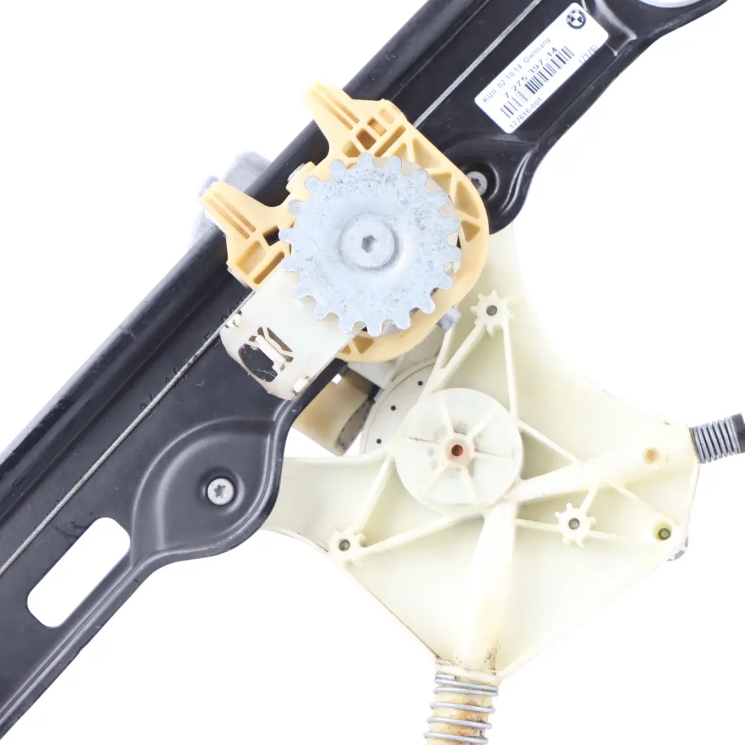 Puerta Delantera Elevalunas Regulador Motor Izquierdo para BMW F06 LCI con número de pieza 7268797 BMW F06 LCI Puerta Delantera Elevalunas Regulador Motor Izquierdo - SKU 7268797 - Número de pieza 7268797