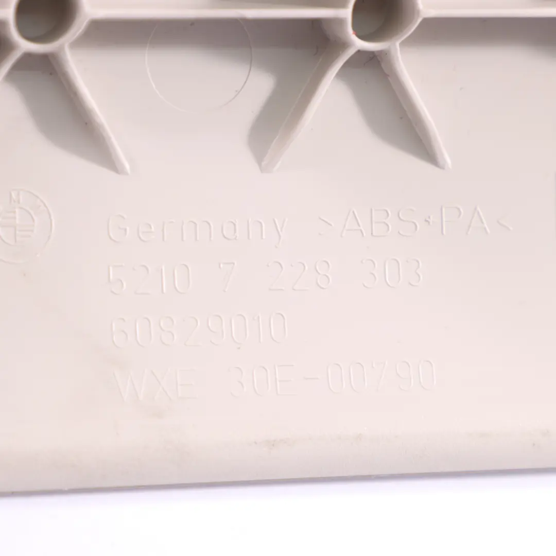 Sitzlehne Untere Abdeckung Elfenbein Weiss Vorne Links Rechts 7228303 für BMW F12 mit Teilenummer 7269691 BMW F12 Sitzlehne Untere Abdeckung Elfenbein Weiss Vorne Links Rechts 7228303 - SKU 7269691 - Teilenummer 7269691