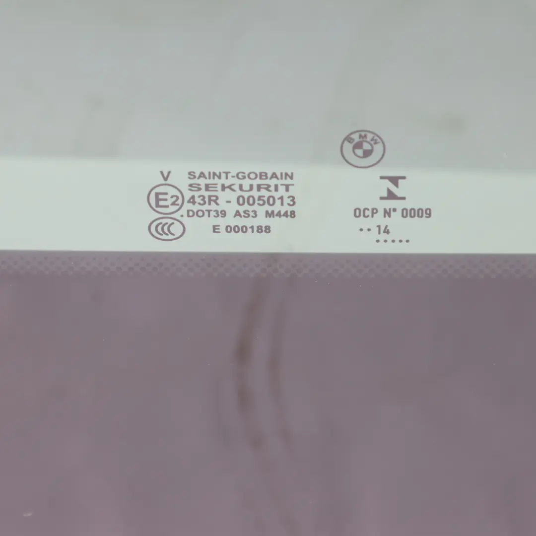 BMW F06 Gran Coupé Schiebe Dach Schiebe Fenster Glasscheibe AS3 - SKU 7274163 - Teilenummer 7274163
