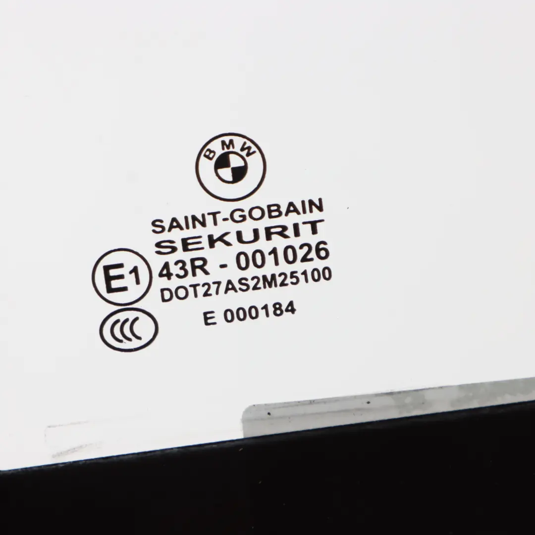 Vitre Latérale Fixe De Porte Arrière Gauche BMW F06 AS2 pour à propos du numéro de pièce 7275379 Vitre Latérale Fixe De Porte Arrière Gauche BMW F06 AS2 - SKU 7275379 - Numéro de pièce 7275379