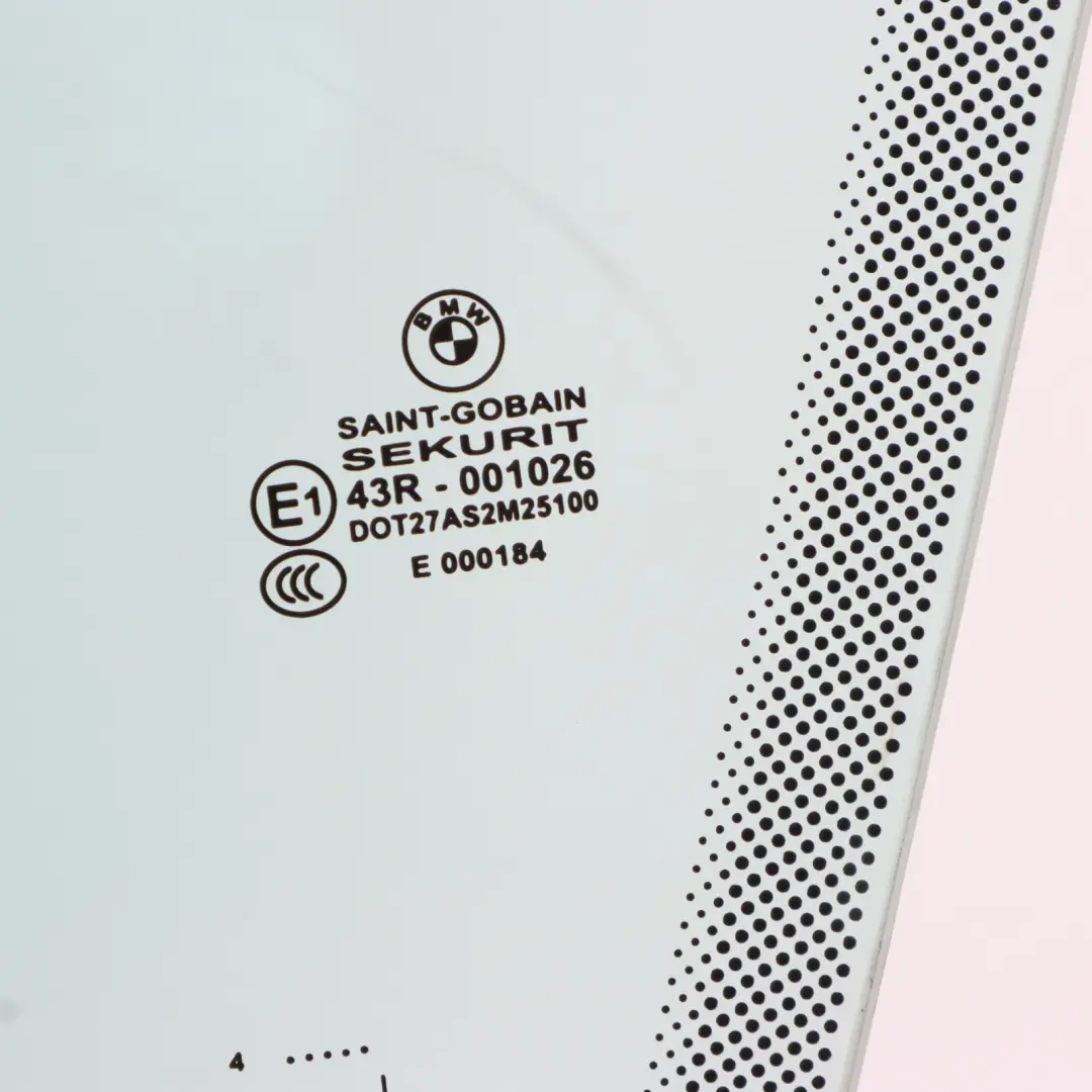 Vetro Laterale Porta Anteriore Sinistro AS2 per BMW F06 con numero di parte 7275395 BMW F06 Vetro Laterale Porta Anteriore Sinistro AS2 - SKU 7275395 - Numero di parte 7275395