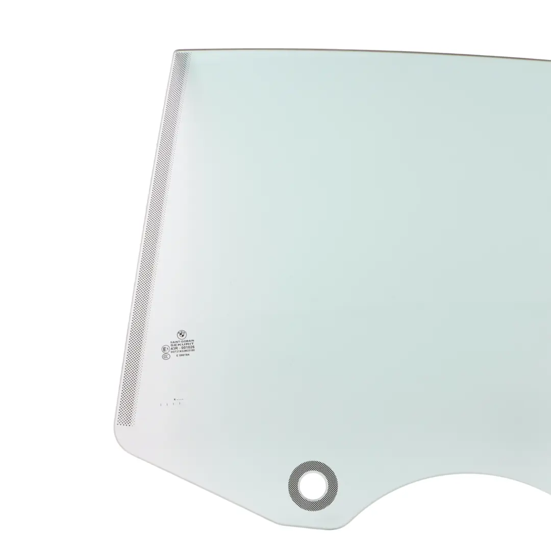 BMW F06 Rear Door Side Window Glass Left N/S Green AS2 - SKU 7275401 - Part number 7275401