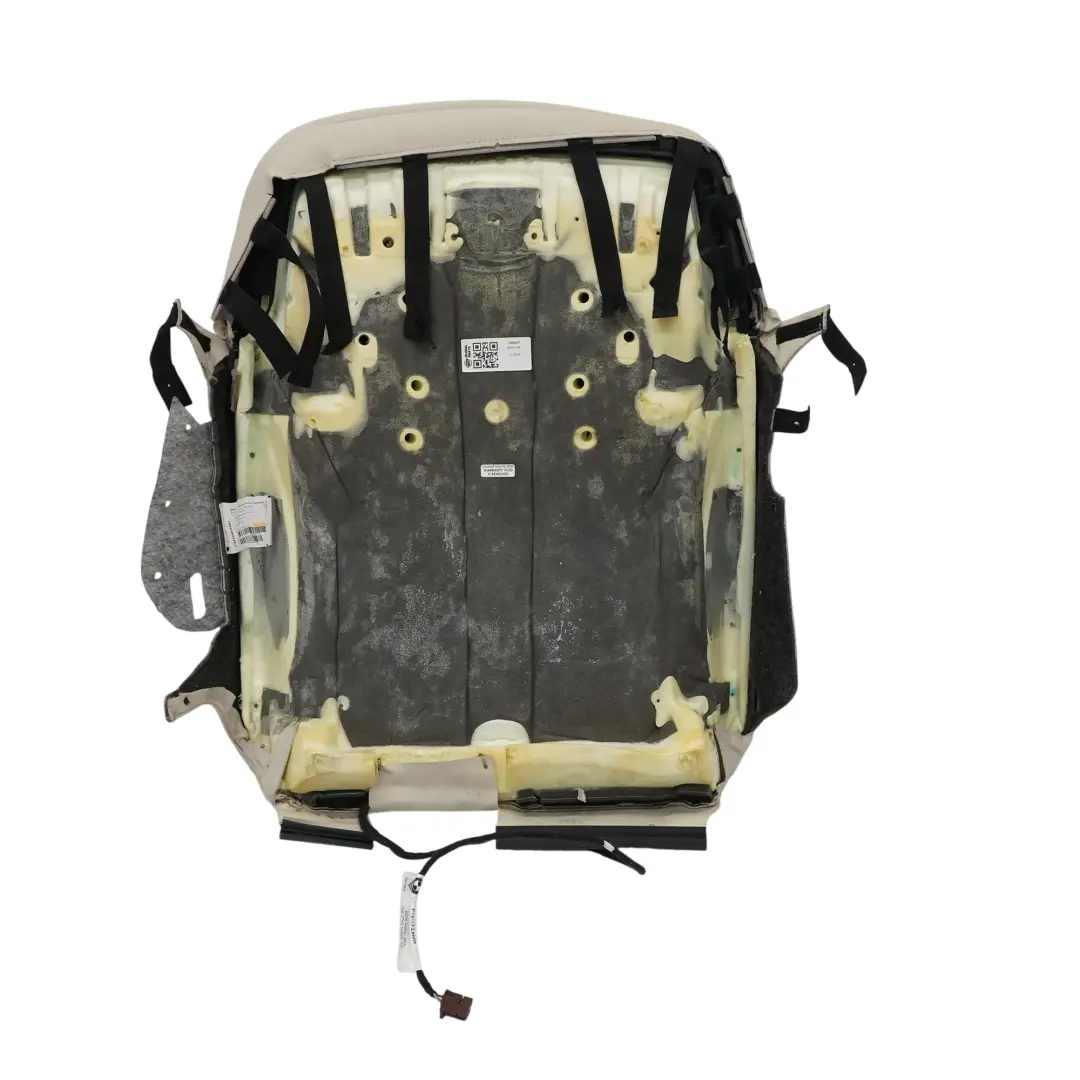 Vorder Sitz Rücken Beheizt Abdeckung Elff Weiss Leder Links für BMW F06 mit Teilenummer 7280637 BMW F06 Vorder Sitz Rücken Beheizt Abdeckung Elff Weiss Leder Links - SKU 7280637 - Teilenummer 7280637