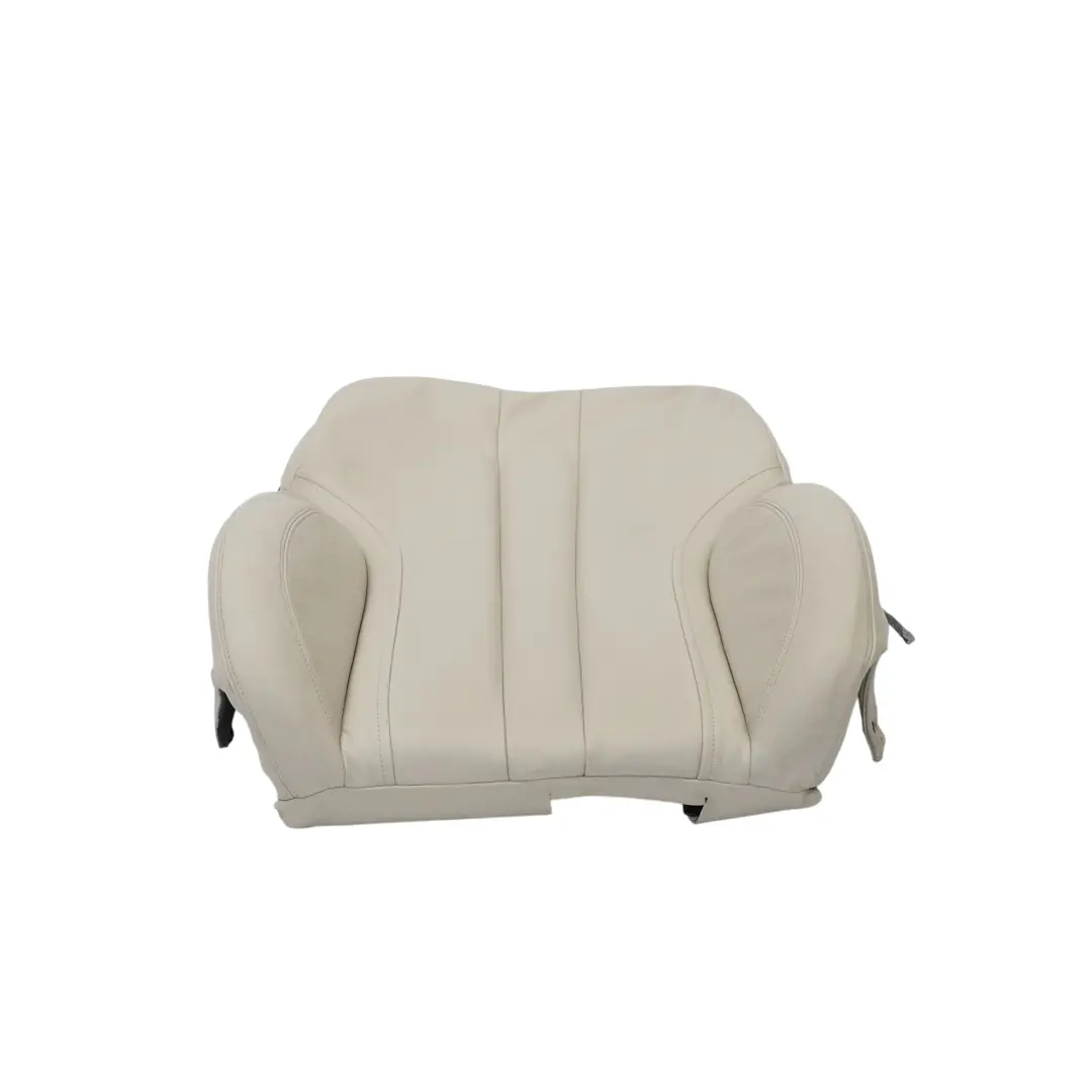 BMW F06 Front Seat Backrest Heated Cover Elff Weiss Leather Left N/S - SKU 7280637 - Part number 7280637