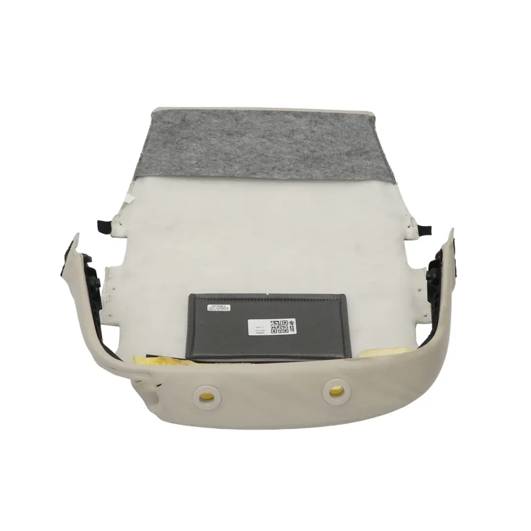 BMW F06 F12 Front Backrest Cover Seat Back Trim Panel Left N/S Elf Weiss - SKU 7280663 - Part number 7280663
