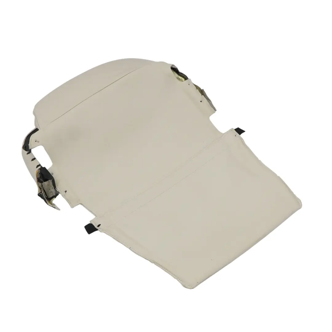 BMW F06 F12 Front Backrest Cover Seat Back Trim Panel Left N/S Elf Weiss - SKU 7280663 - Part number 7280663