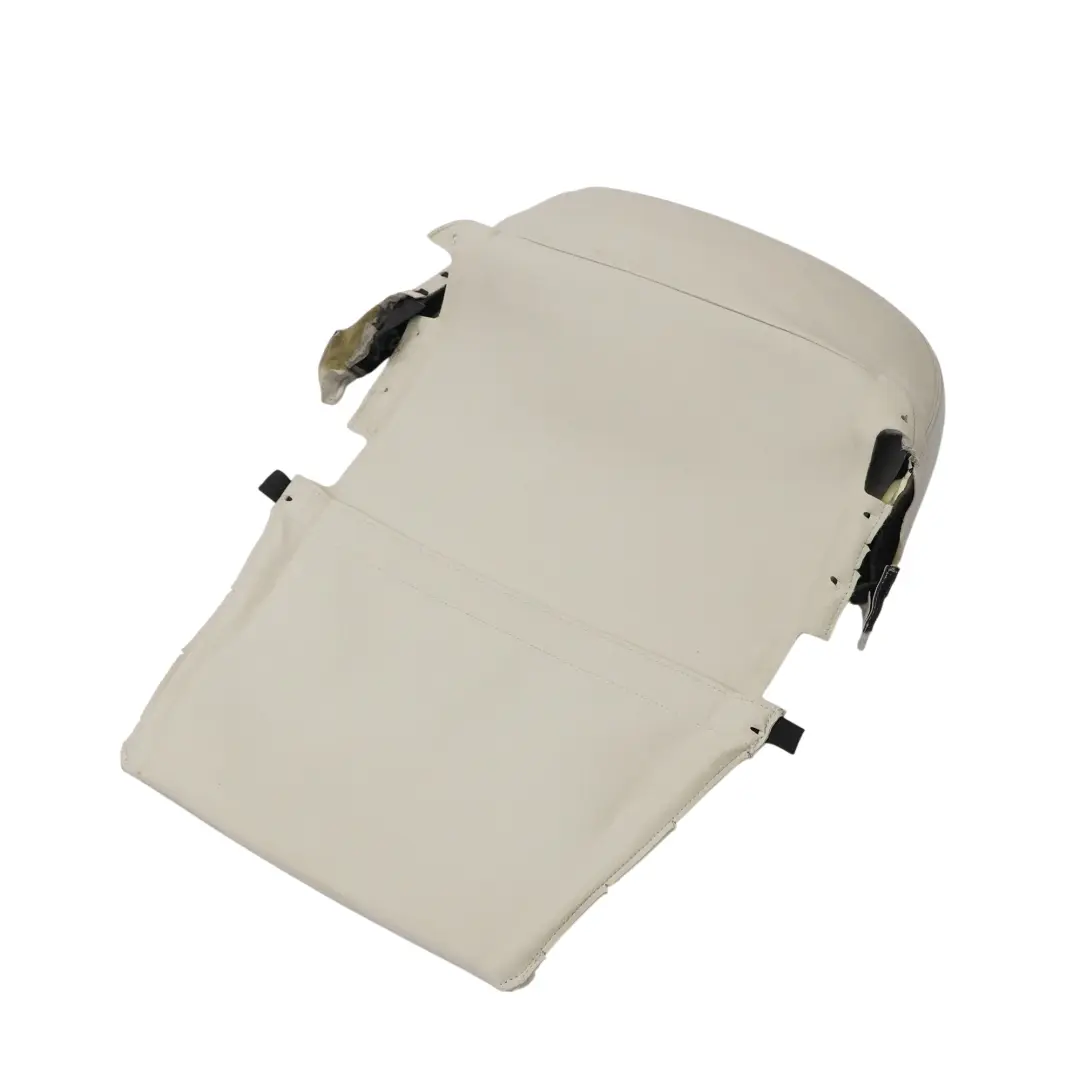 BMW F06 F12 Front Backrest Cover Seat Back Trim Panel Left N/S Elf Weiss - SKU 7280663 - Part number 7280663