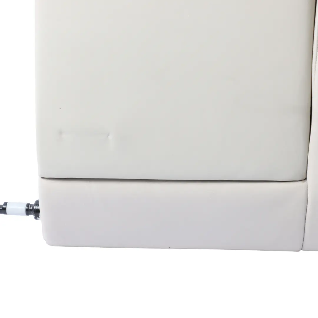 BMW F06 Gran Coupe Rear Left N/S Seat Backrest Cover Leather Nappa Ivory White - SKU 7289489 - Part number 7289489