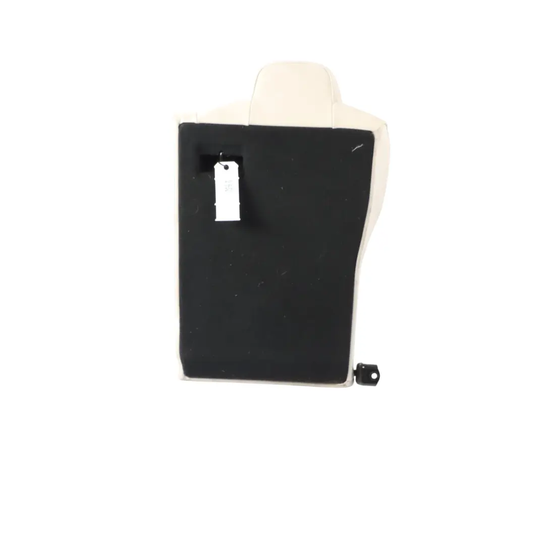 Right O/S Seat Backrest Cover Leather Nappa Ivory White to BMW F06 Gran Coupe Rear with Part number 7289531 BMW F06 Gran Coupe Rear Right O/S Seat Backrest Cover Leather Nappa Ivory White - SKU 7289531 - Part number 7289531