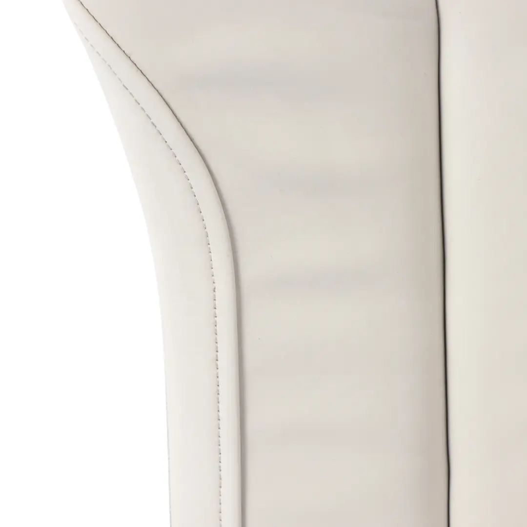 Right O/S Seat Backrest Cover Leather Nappa Ivory White to BMW F06 Gran Coupe Rear with Part number 7289531 BMW F06 Gran Coupe Rear Right O/S Seat Backrest Cover Leather Nappa Ivory White - SKU 7289531 - Part number 7289531
