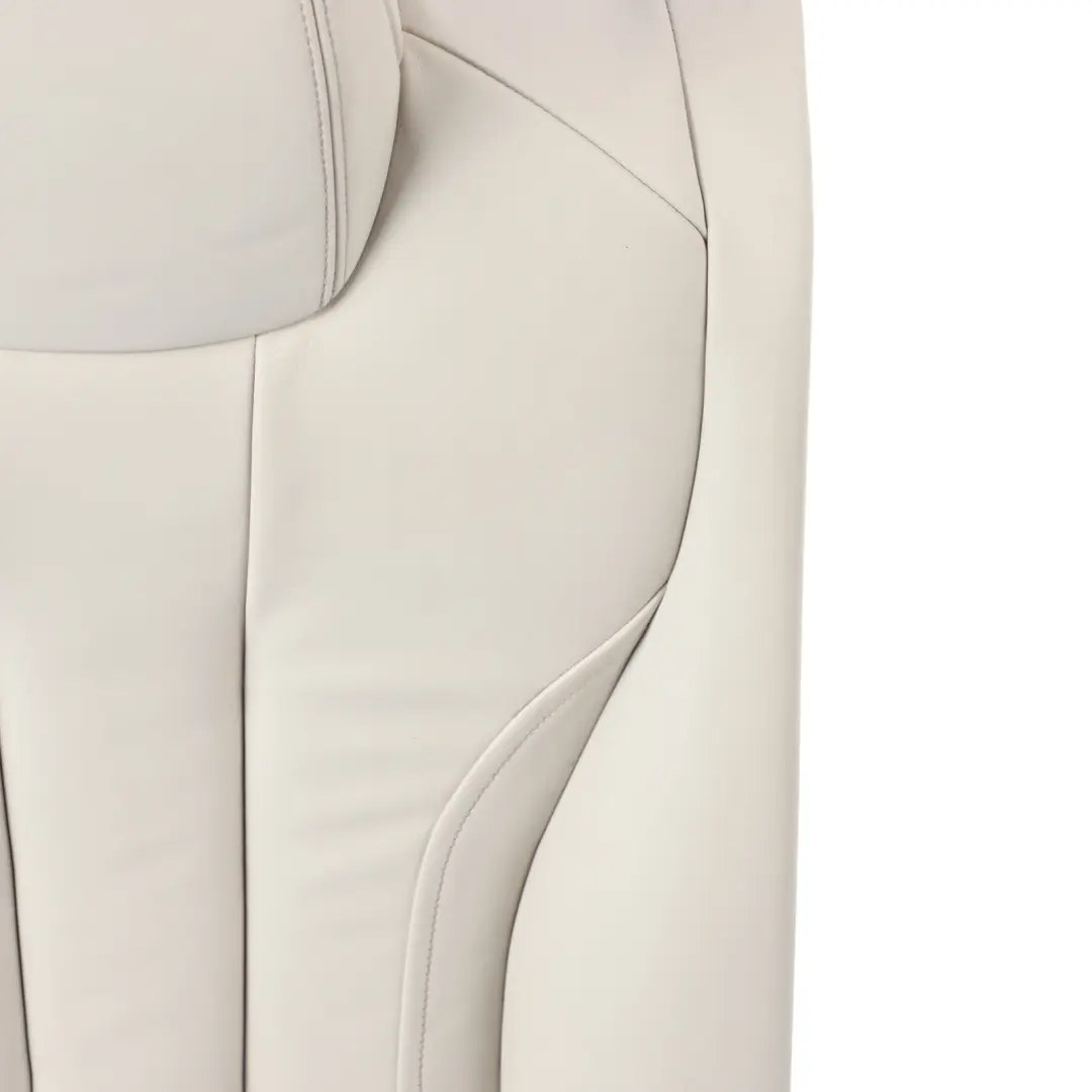 Right O/S Seat Backrest Cover Leather Nappa Ivory White to BMW F06 Gran Coupe Rear with Part number 7289531 BMW F06 Gran Coupe Rear Right O/S Seat Backrest Cover Leather Nappa Ivory White - SKU 7289531 - Part number 7289531