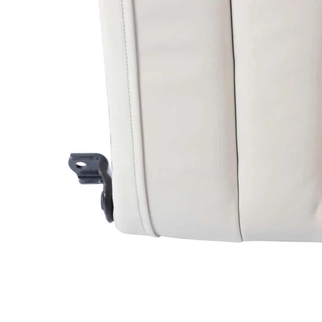 Right O/S Seat Backrest Cover Leather Nappa Ivory White to BMW F06 Gran Coupe Rear with Part number 7289531 BMW F06 Gran Coupe Rear Right O/S Seat Backrest Cover Leather Nappa Ivory White - SKU 7289531 - Part number 7289531