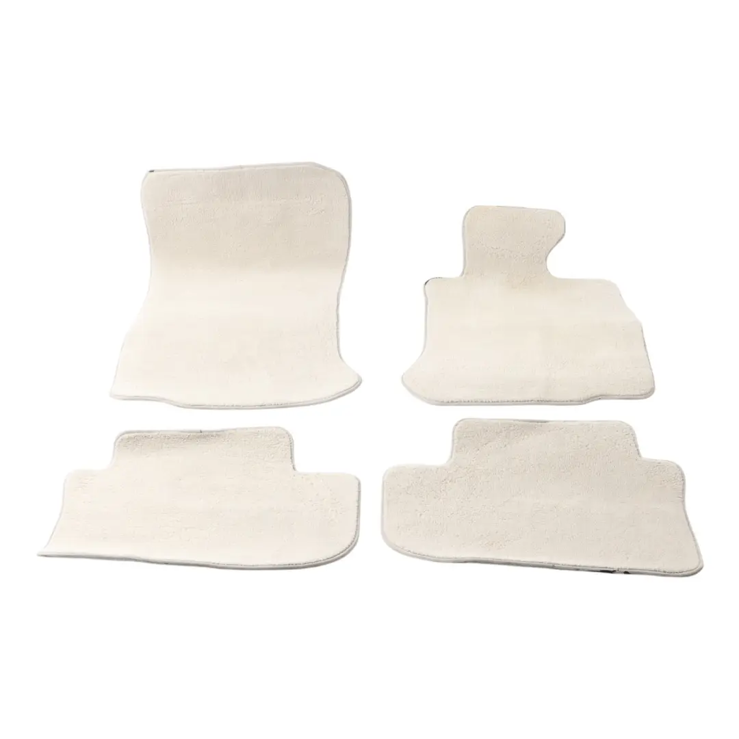 BMW F06 Floor Mats Carpets Interior Velours Footwell Cover White Set Kit - SKU 7289605 - Part number 7289605