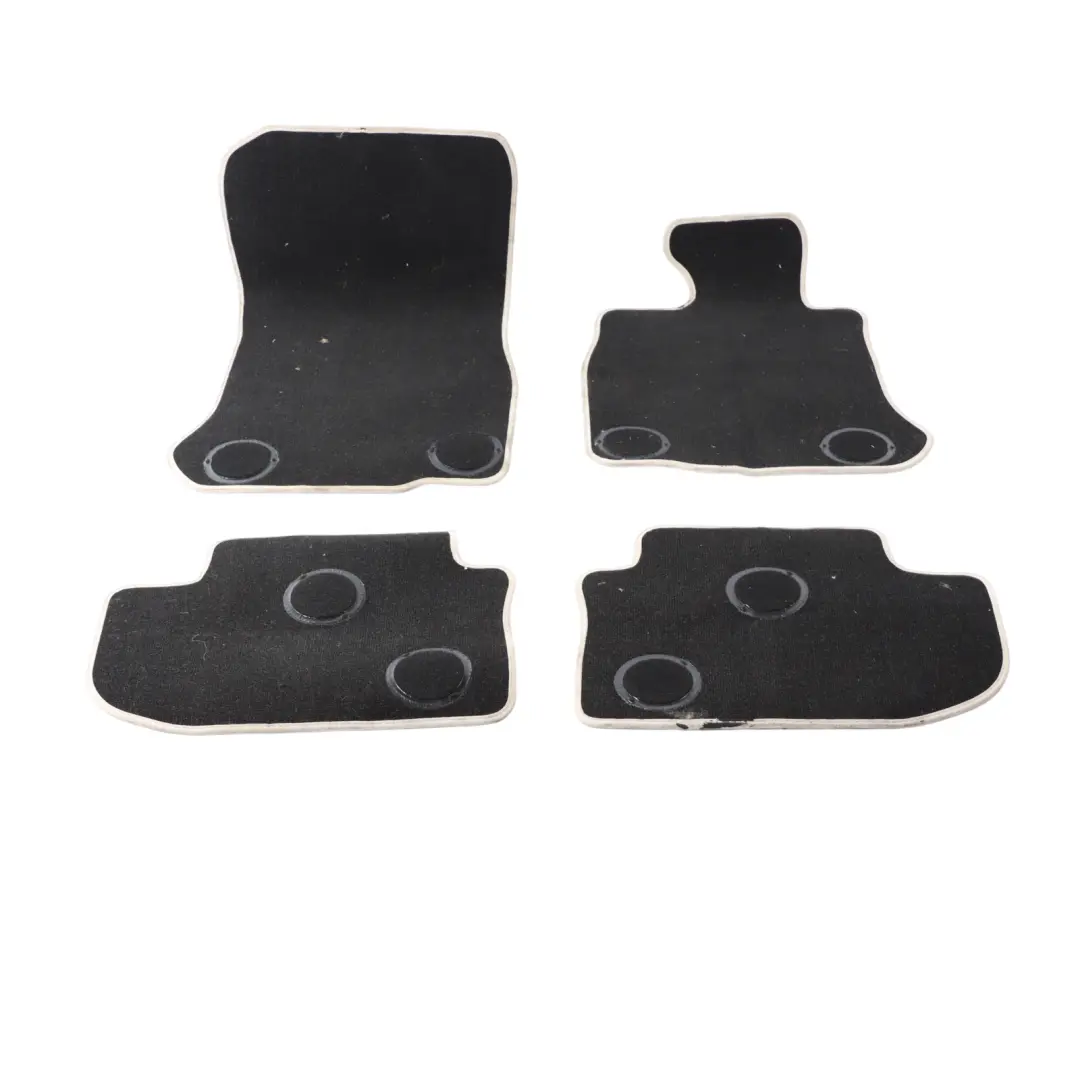 BMW F06 Floor Mats Carpets Interior Velours Footwell Cover White Set Kit - SKU 7289605 - Part number 7289605
