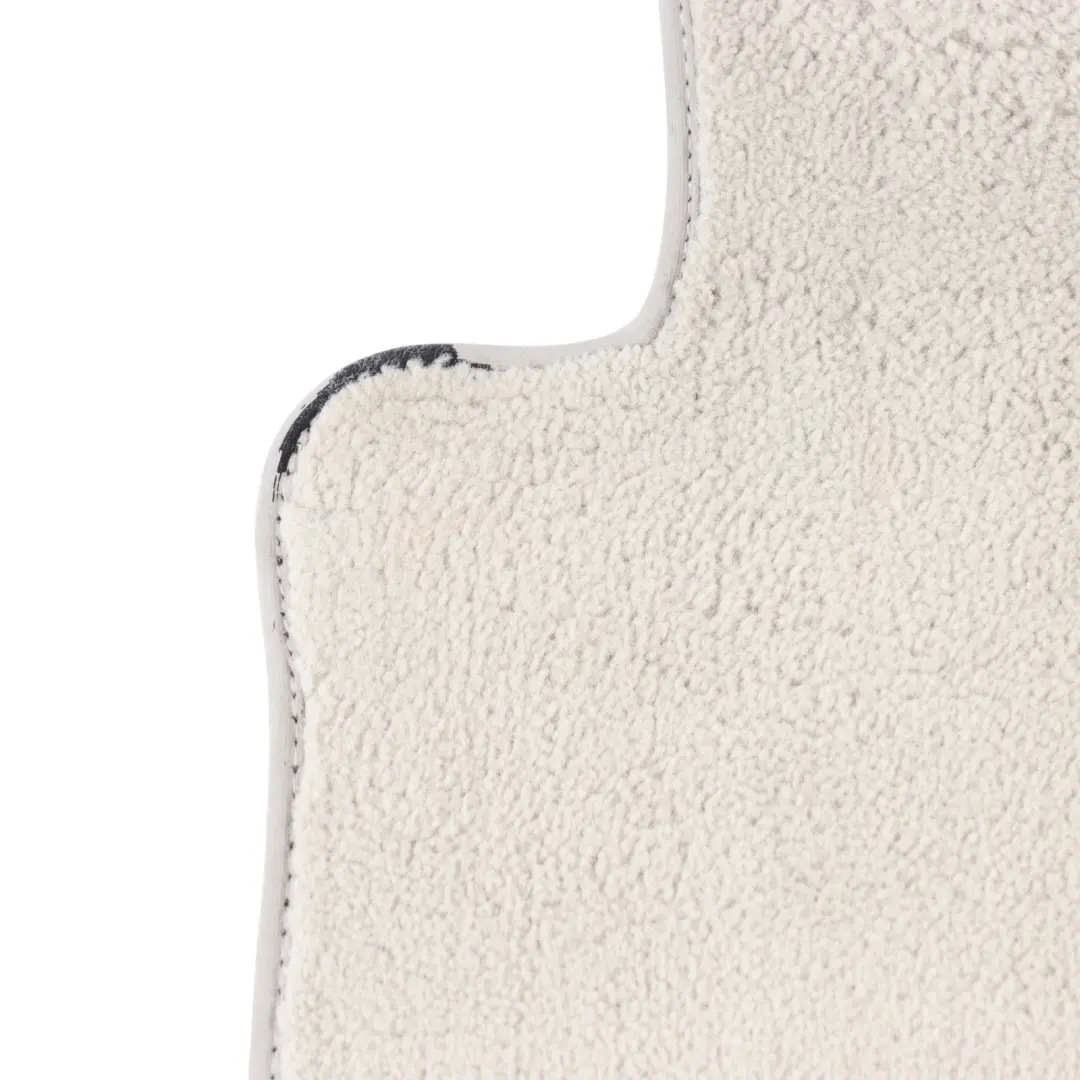 BMW F06 Floor Mats Carpets Interior Velours Footwell Cover White Set Kit - SKU 7289605 - Part number 7289605