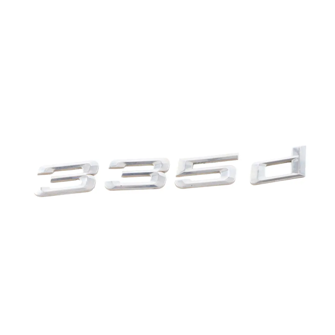 Trasero Emblema Insignia Letras Tapa Maletero 335D para BMW F30 Gran Tourer con número de pieza 7289896 BMW F30 Gran Tourer Trasero Emblema Insignia Letras Tapa Maletero 335D - SKU 7289896 - Número de pieza 7289896
