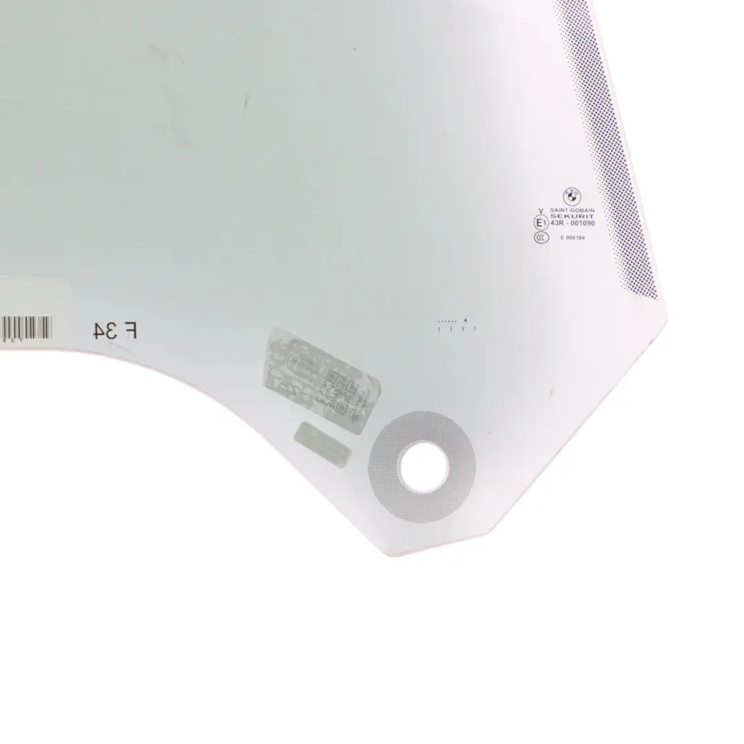 Puerta Ventana Lateral Trasera Cristal Derecho AS2 para BMW F34 GT F34 GT LCI con número de pieza 7291420 BMW F34 GT F34 GT LCI Puerta Ventana Lateral Trasera Cristal Derecho AS2 - SKU 7291420 - Número de pieza 7291420