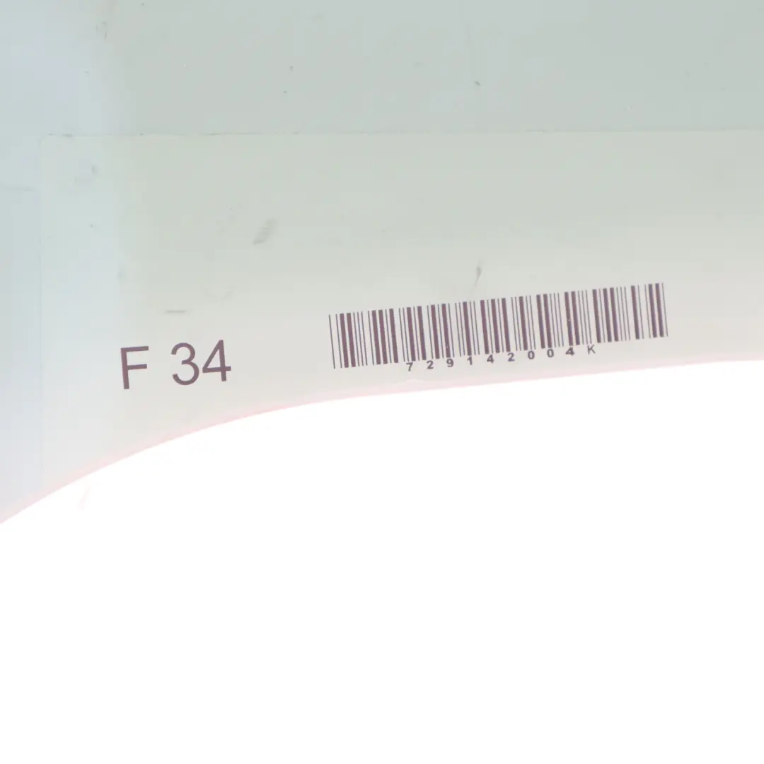  Door Window BMW F34 GT F34 GT LCI Rear Side Glass Glazing Right O/S AS2 - SKU 7291420 - Part number 7291420