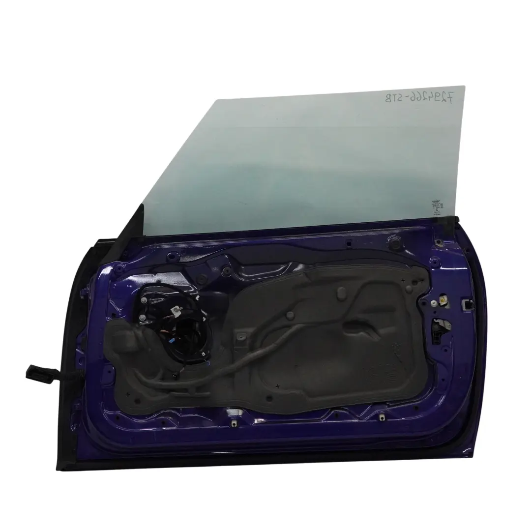 Puerta Delantera Derecha Panel Starlight Blue Metallic - B62 para Mini F56 F57 con número de pieza 7294266 Mini F56 F57 Puerta Delantera Derecha Panel Starlight Blue Metallic - B62 - SKU 7294266-STB - Número de pieza 7294266