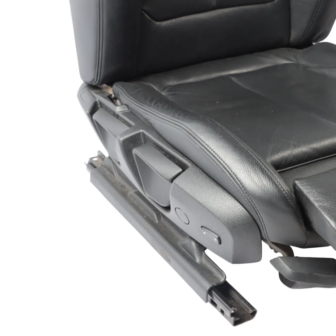 BMW F20 Fotel Sportowy Grzany Przedni Prawy Skóra Czarna - SKU 7295140 - Numer Części 7295140